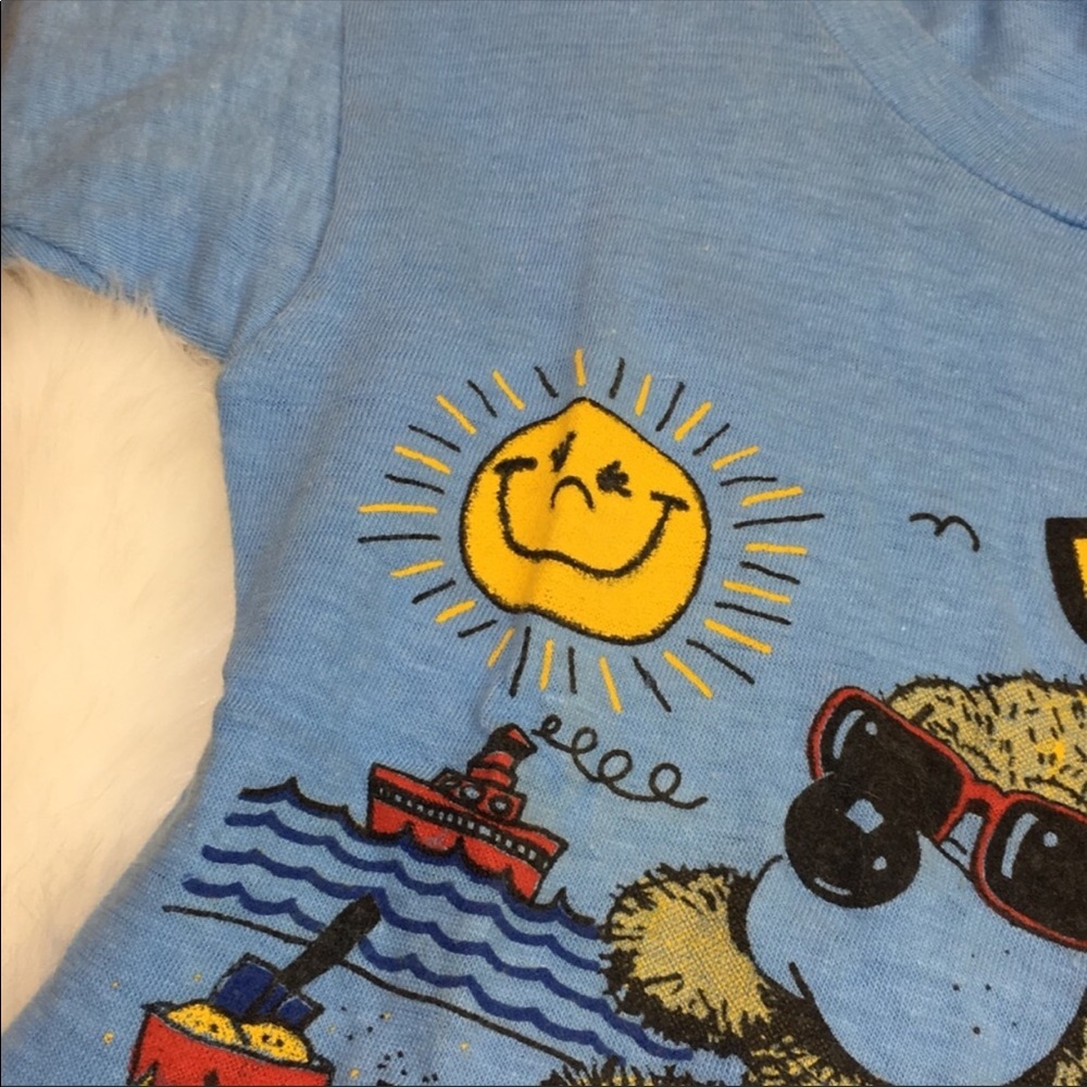 Vintage 80s Scuffy Beach Dog Youth T-shirt - Picture 7 of 8